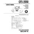 SONY CFS-2050 Service Manual