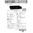 SONY CDP-553ESD Service Manual