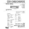 SONY CDXC490 Service Manual