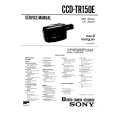 SONY CCDTR150E Service Manual