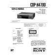 SONY CDPH4700 Service Manual