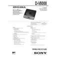 SONY DV800 Service Manual