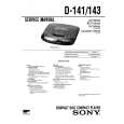 SONY D141 Service Manual