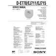 SONY DE770 Service Manual