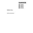 ZANKER ZKC315A Owner's Manual