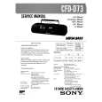 SONY CFDD73 Service Manual