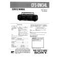 SONY CFSDW34L Service Manual