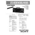 SONY CFSW380S Service Manual