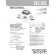 SONY CFS902 Service Manual