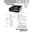 SONY D170 Service Manual