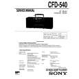 SONY CFD-540