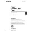 SONY CDXM800 Service Manual