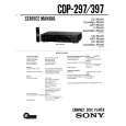 SONY CDP397 Service Manual