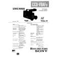 SONY CCD-V8AFU Service Manual