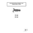 ZOPPAS PO42 Owner's Manual