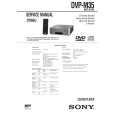 SONY DVPM35 Service Manual