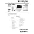 SONY DVPFX1 Service Manual