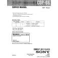 SONY CDP66 Service Manual