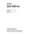 SONY BKLE-102 Service Manual