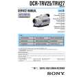 SONY DCRTRV25 Service Manual