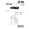 SONY CDPM46 Service Manual