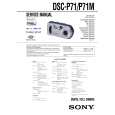 SONY DSCP71 Service Manual