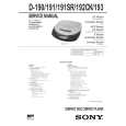 SONY D193 Service Manual