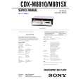 SONY CDXM8810 Service Manual