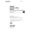 SONY CDX-F7000 Owner's Manual