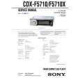 SONY CDXF5710 Service Manual