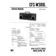 SONY CFSW380L Service Manual