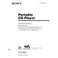 SONY DCJ500 Owner's Manual