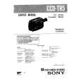 SONY CCDTR5 Service Manual