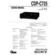 SONY CDP-C725 Service Manual