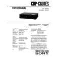 SONY CDP-C601ES Service Manual