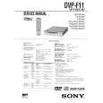 SONY DVP-F11 Owner's Manual