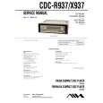 SONY CDCR937 Service Manual