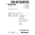 SONY DAVBC150 Service Manual