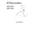 ELECTROLUX EFC635X/A Owner's Manual