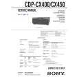 SONY CDPCX450 Service Manual