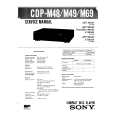 SONY CDPM69 Service Manual