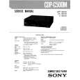 SONY CDPC500M Service Manual