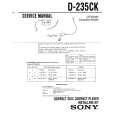 SONY D-235CK Service Manual