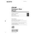 SONY CDX-CA750X Owner's Manual