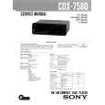 SONY CDX7580 Service Manual