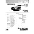 SONY CCDF330E Service Manual