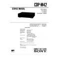 SONY CDPM42 Service Manual