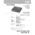 SONY D99 Service Manual