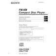 SONY CDX-F7705X Owner's Manual