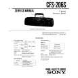 SONY CFS206S